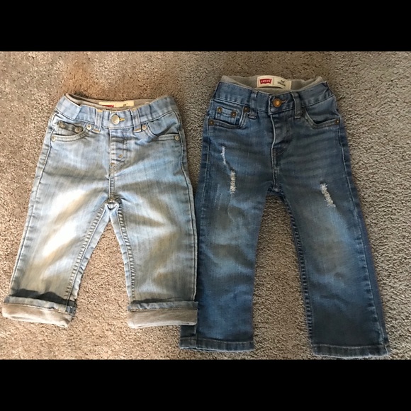 Lot 2 pairs boys Levi’s jeans - Picture 1 of 3